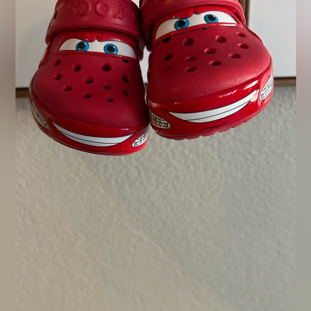 CROCS Kids Red Character Slippers